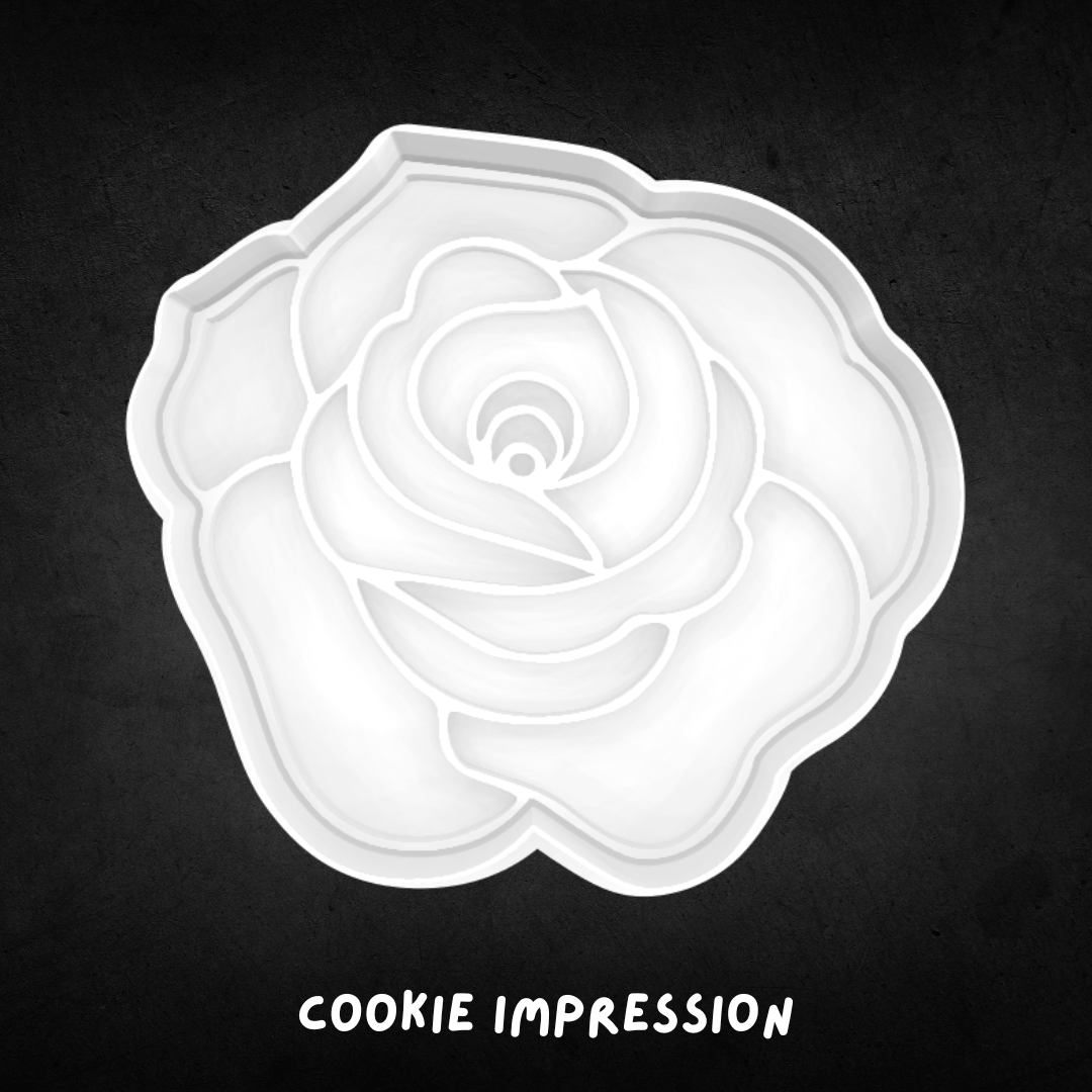 Rose Cookie Cutter and Stamp