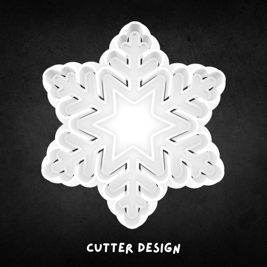 Christmas Snowflake Cookie Cutter and Stamp