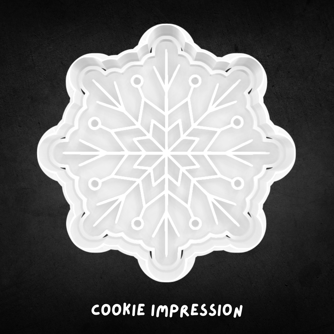 Christmas Snowflake 03 Cookie Cutter and Stamp
