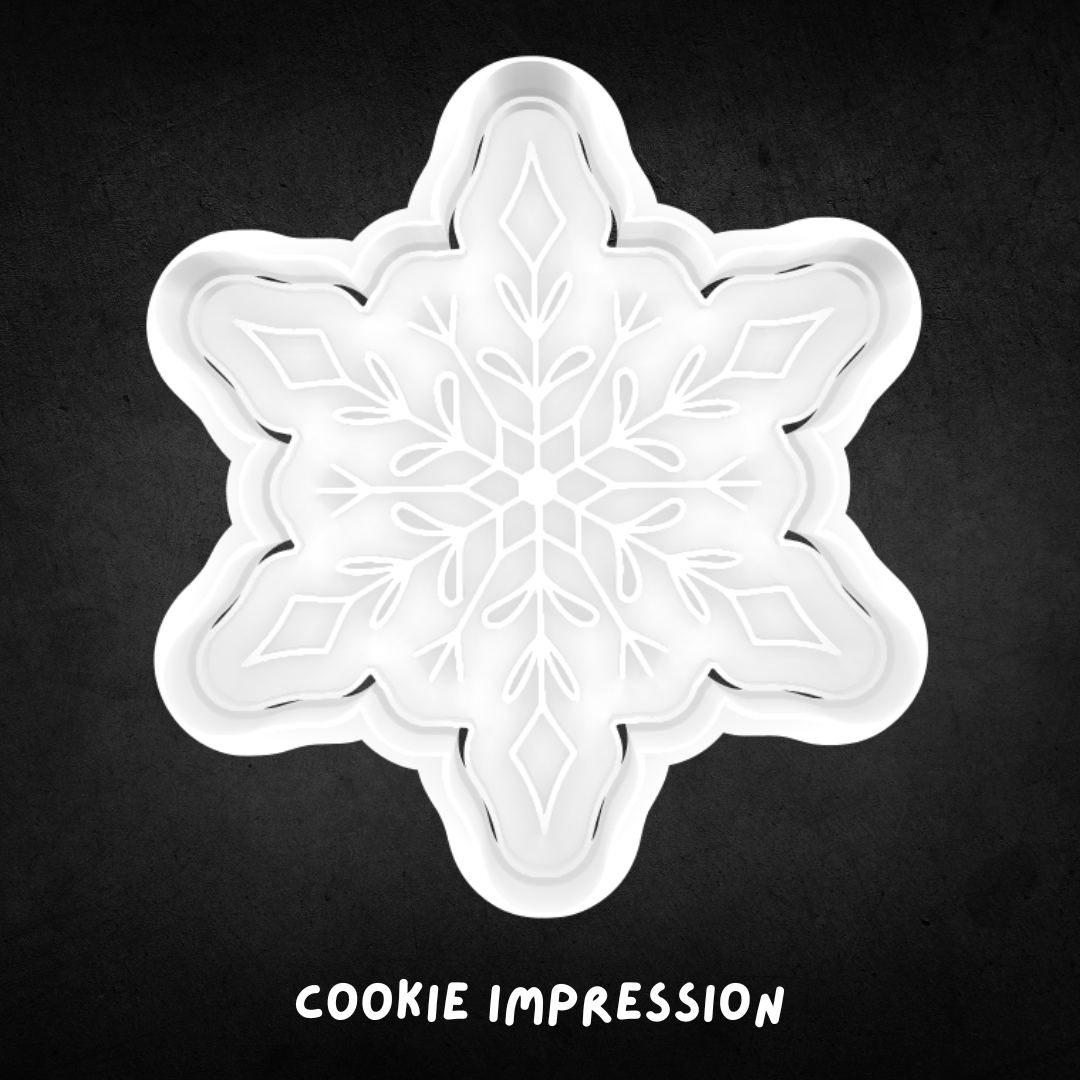 Christmas Snowflake 04 Cookie Cutter and Stamp