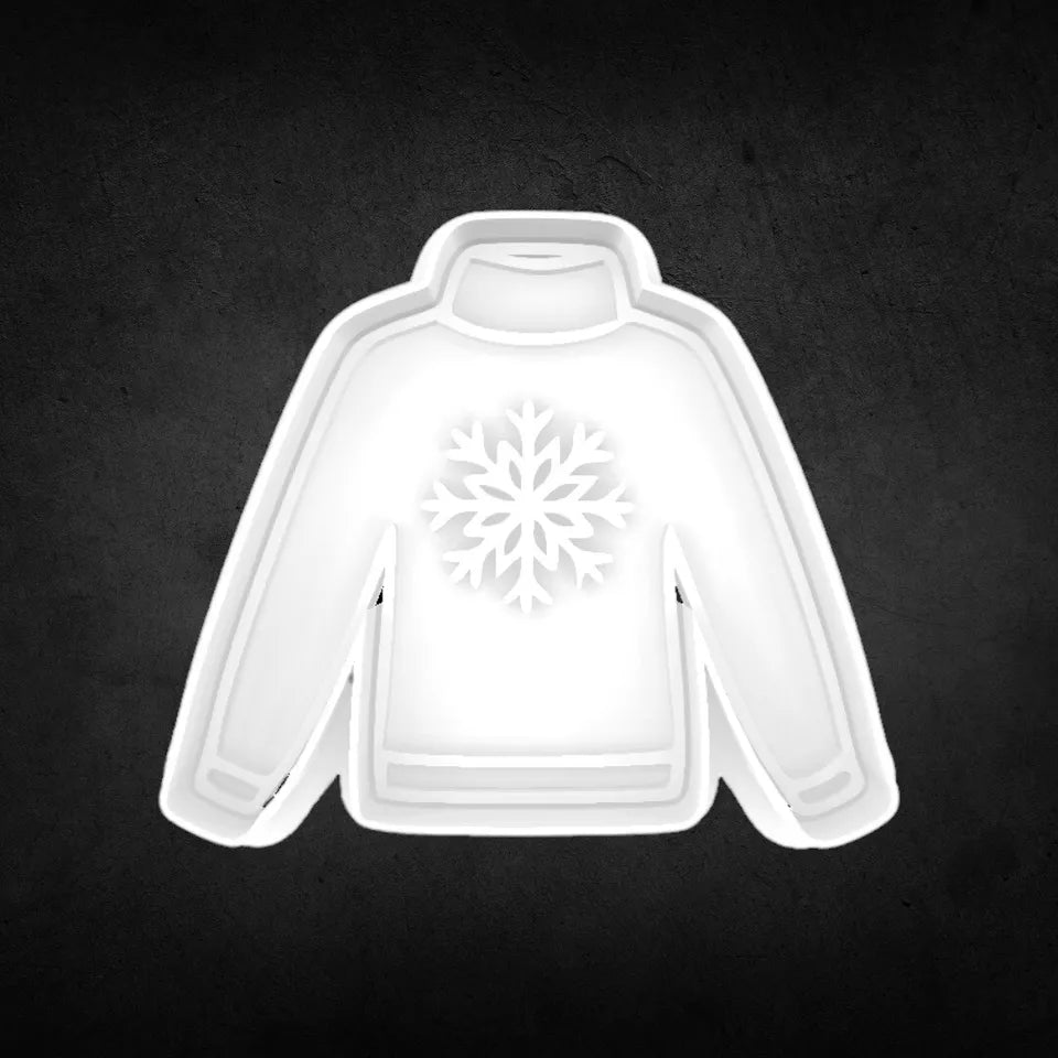 Christmas Snowflake Jumper Cookie Cutter and Stamp