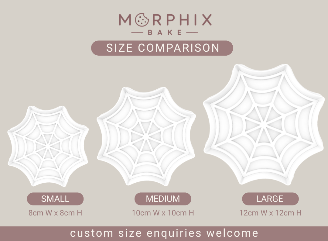 Spiderweb Cookie Cutter and Stamp