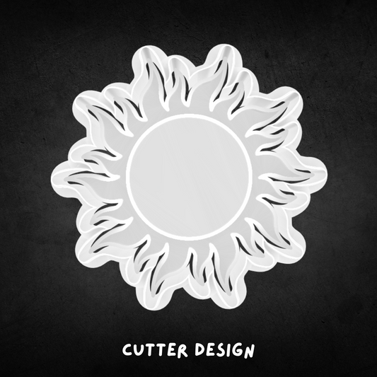 Sun 01 Cookie Cutter and Stamp