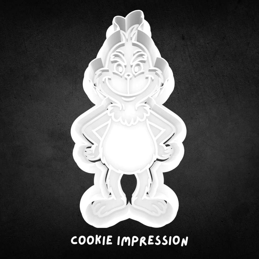 The Grinch Inspired Cookie Cutter and Stamp