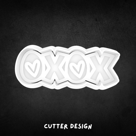 XOXO Cookie Cutter and Stamp