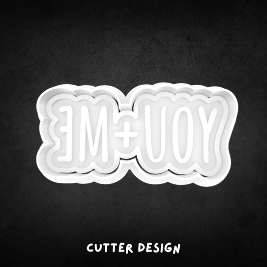 You + Me Cookie Cutter and Stamp