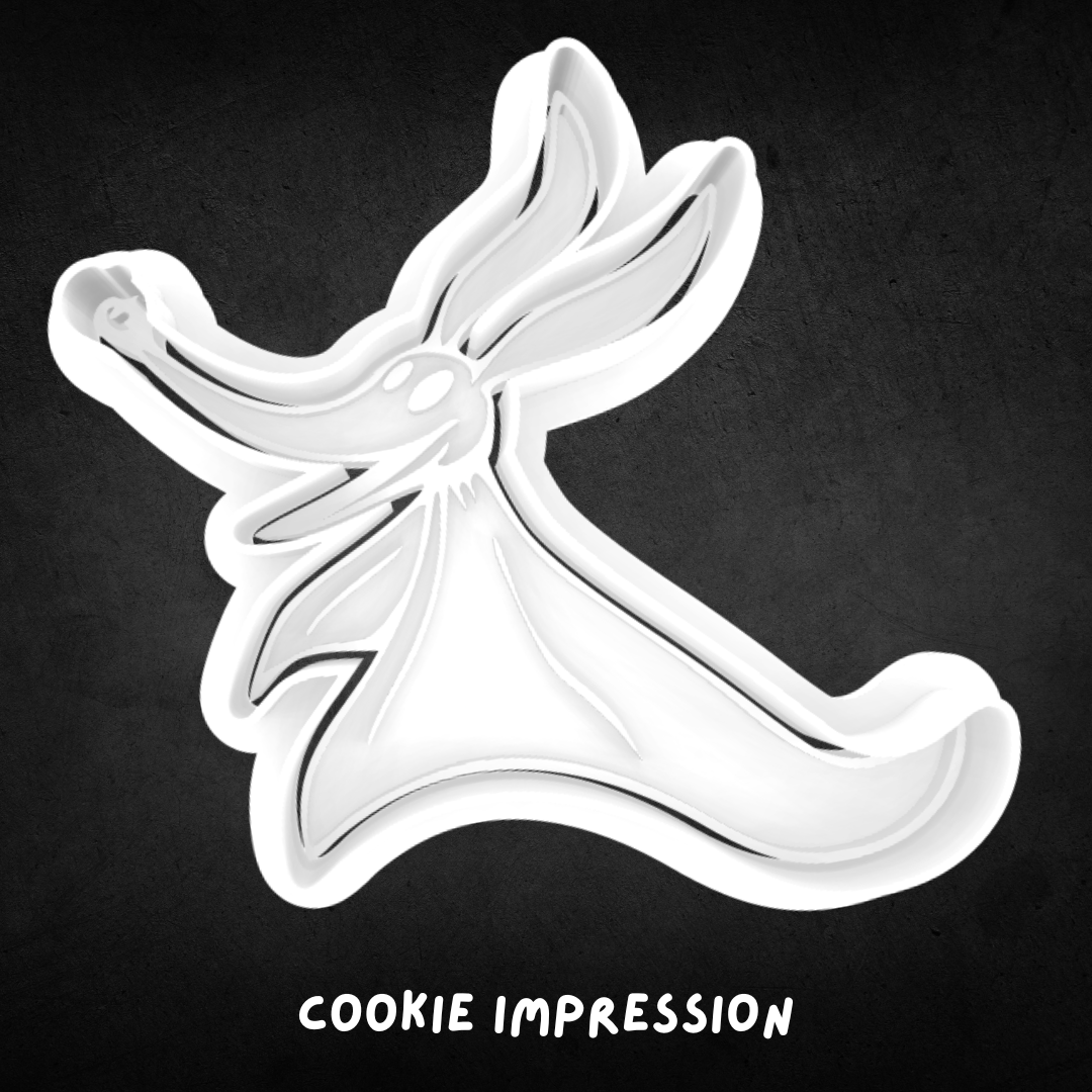 Nightmare Before Christmas Inspired Zero Cookie Cutter and Stamp