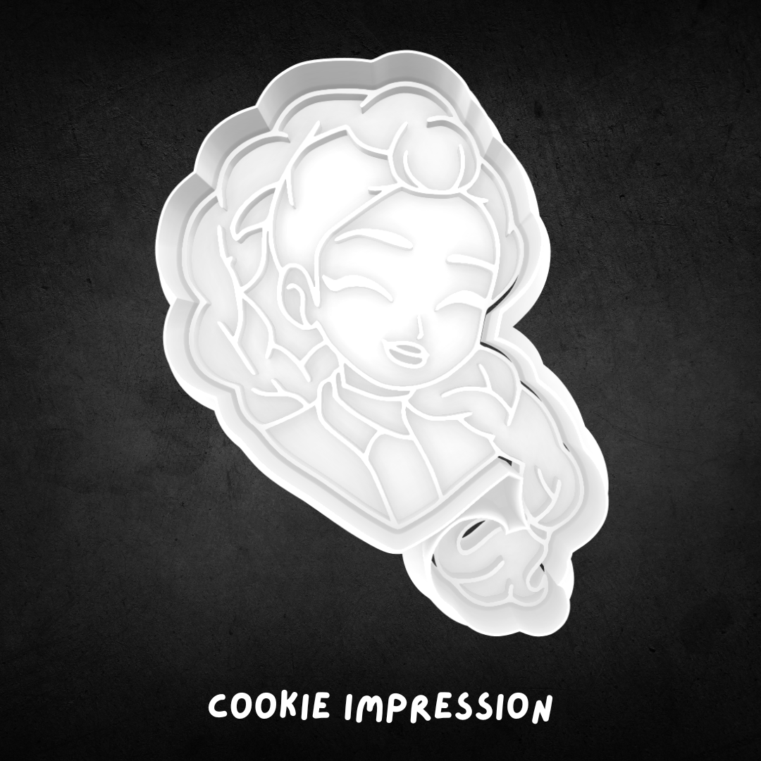 K-pop Demon Hunters Inspired Rumi Cookie Cutter and Stamp