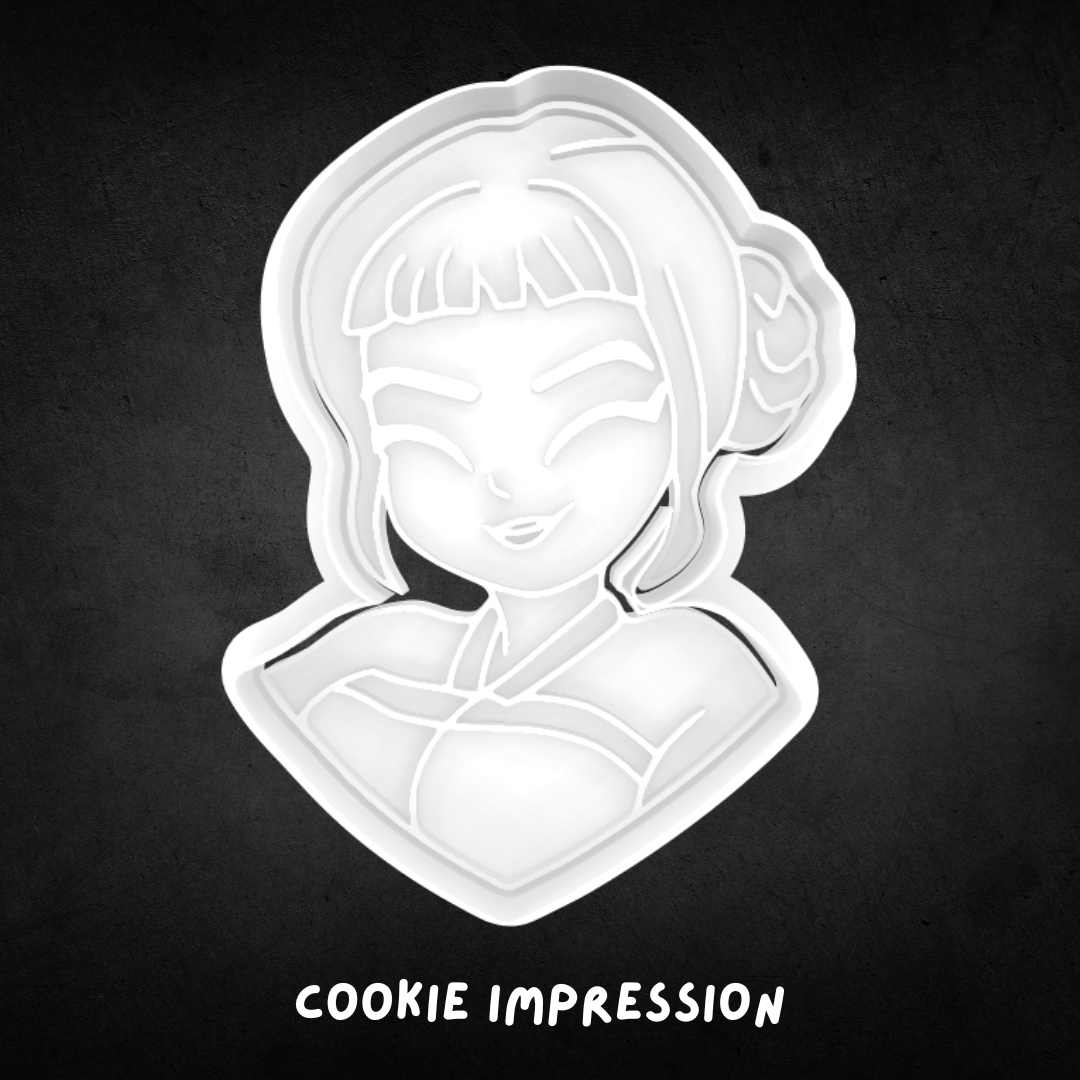 K-pop Demon Hunters Inspired Zoey Cookie Cutter and Stamp