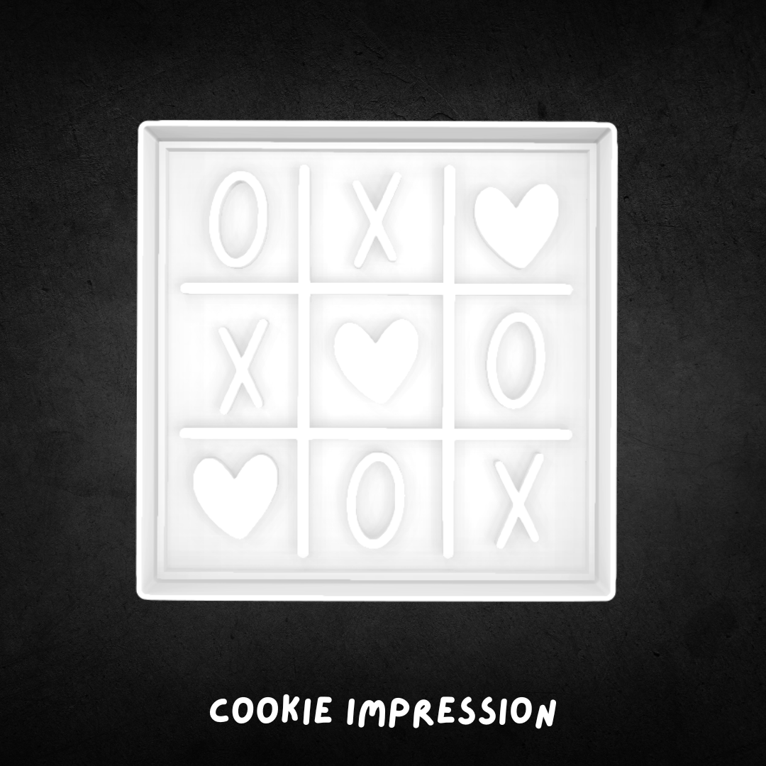 Noughts and Crosses Cutter and Stamp