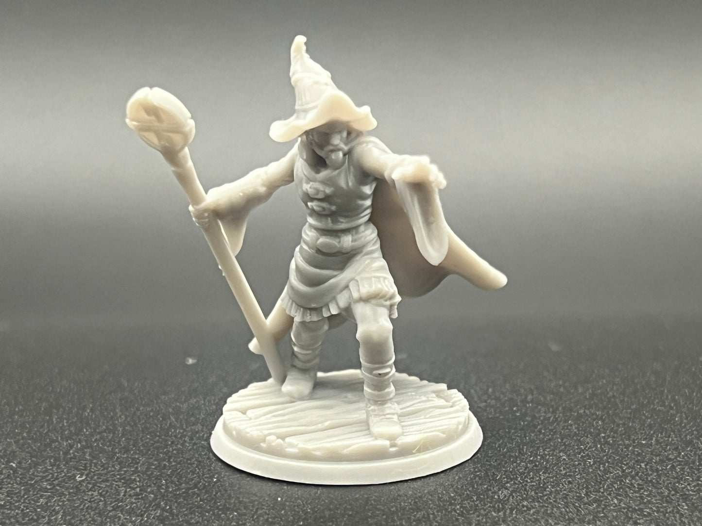 Human Male Mage Character Figure Fantasy Tabletop Game Dungeons and Dragons 3D Resin Printed