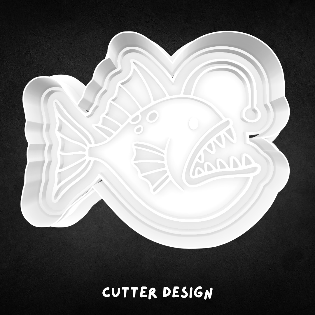Angler Fish Cookie Cutter and Stamp
