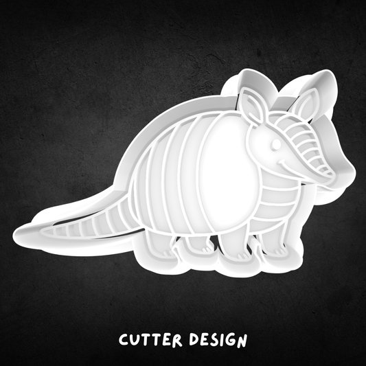 Armadillo Cookie Cutter and Stamp