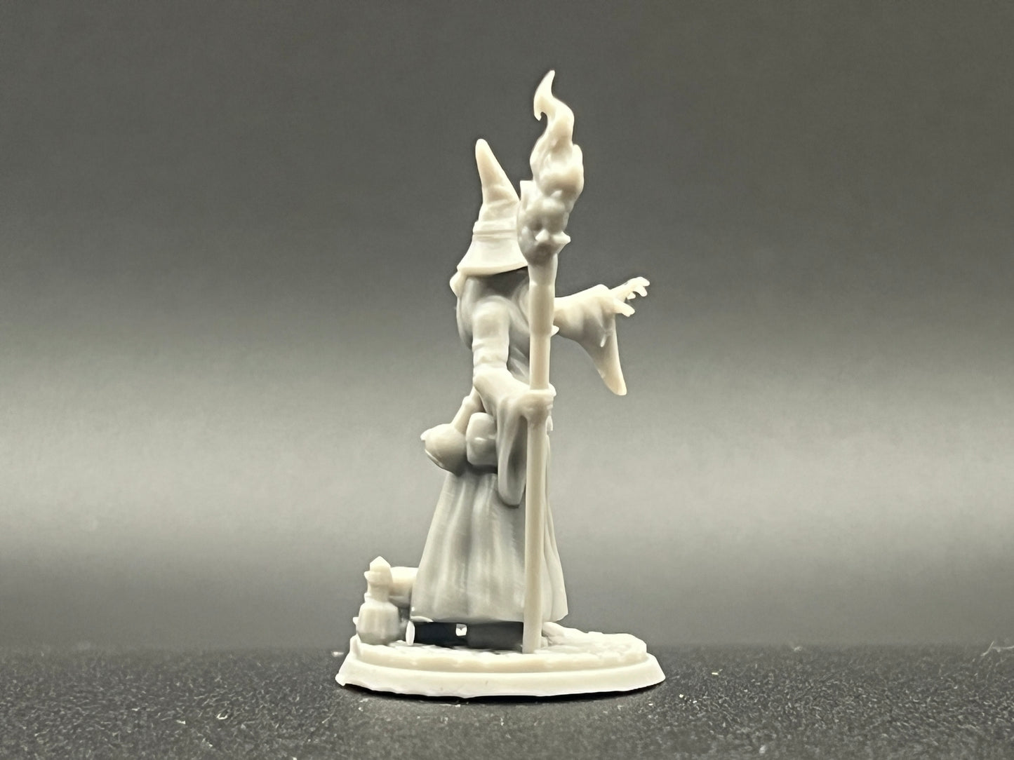 Human Female Mage Character Figure Fantasy Tabletop Game Dungeons and Dragons 3D Resin Printed