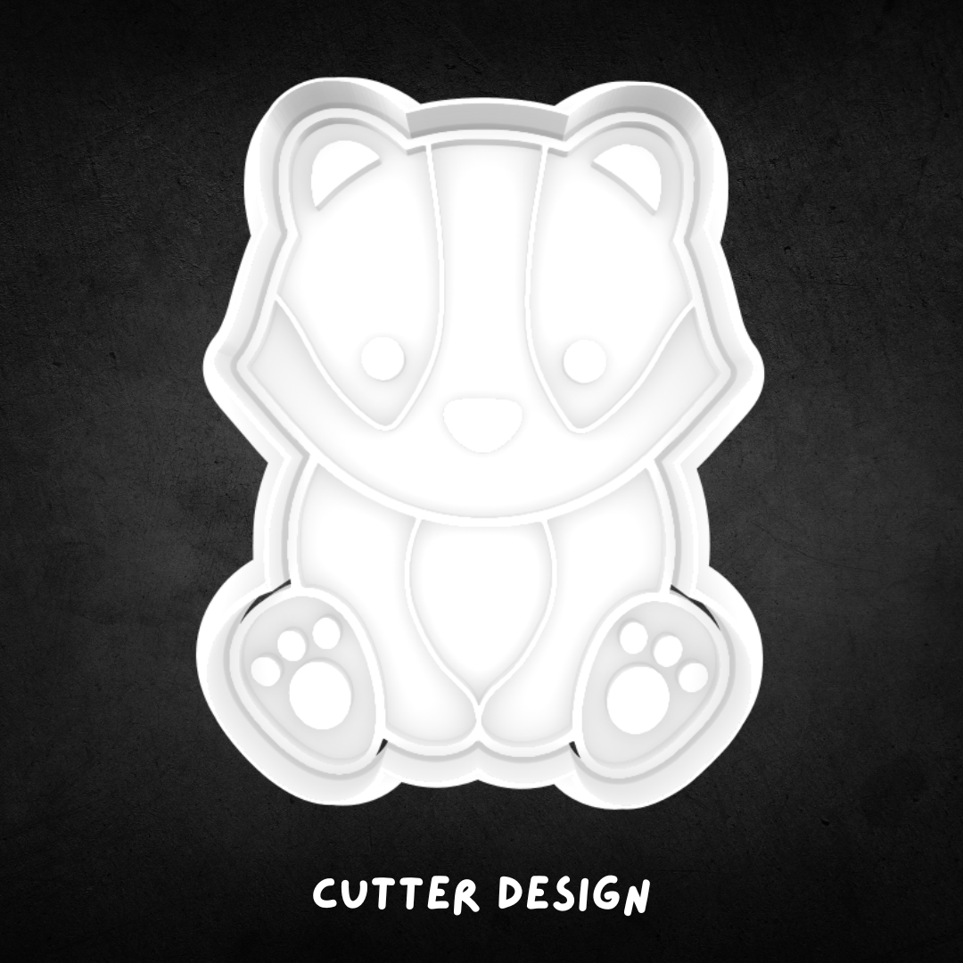 Badger Cookie Cutter and Stamp