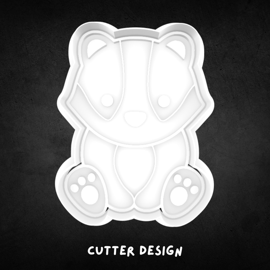 Badger Cookie Cutter and Stamp