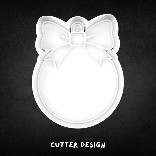 Christmas Bauble 04 Cookie Cutter and Stamp
