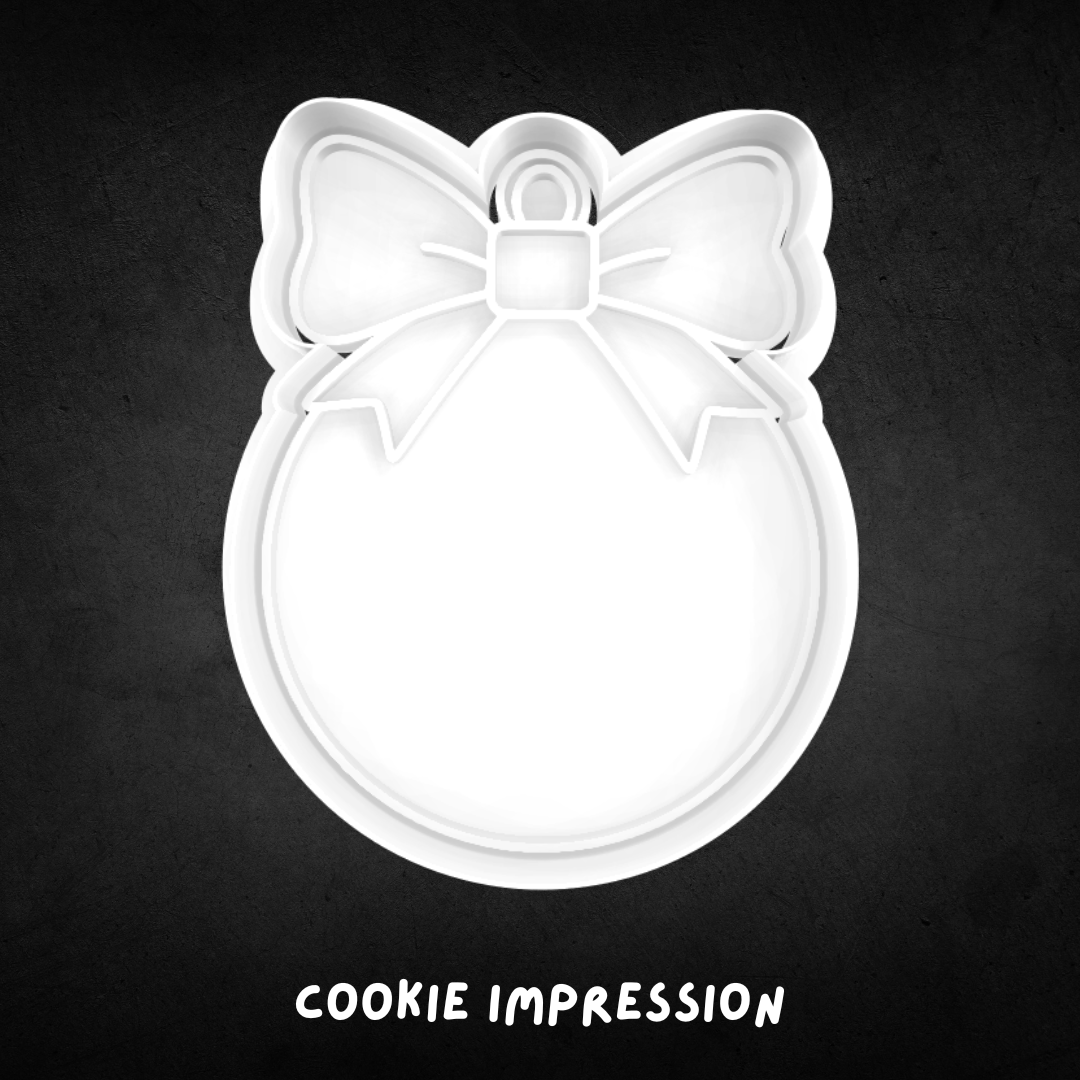 Christmas Bauble 04 Cookie Cutter and Stamp