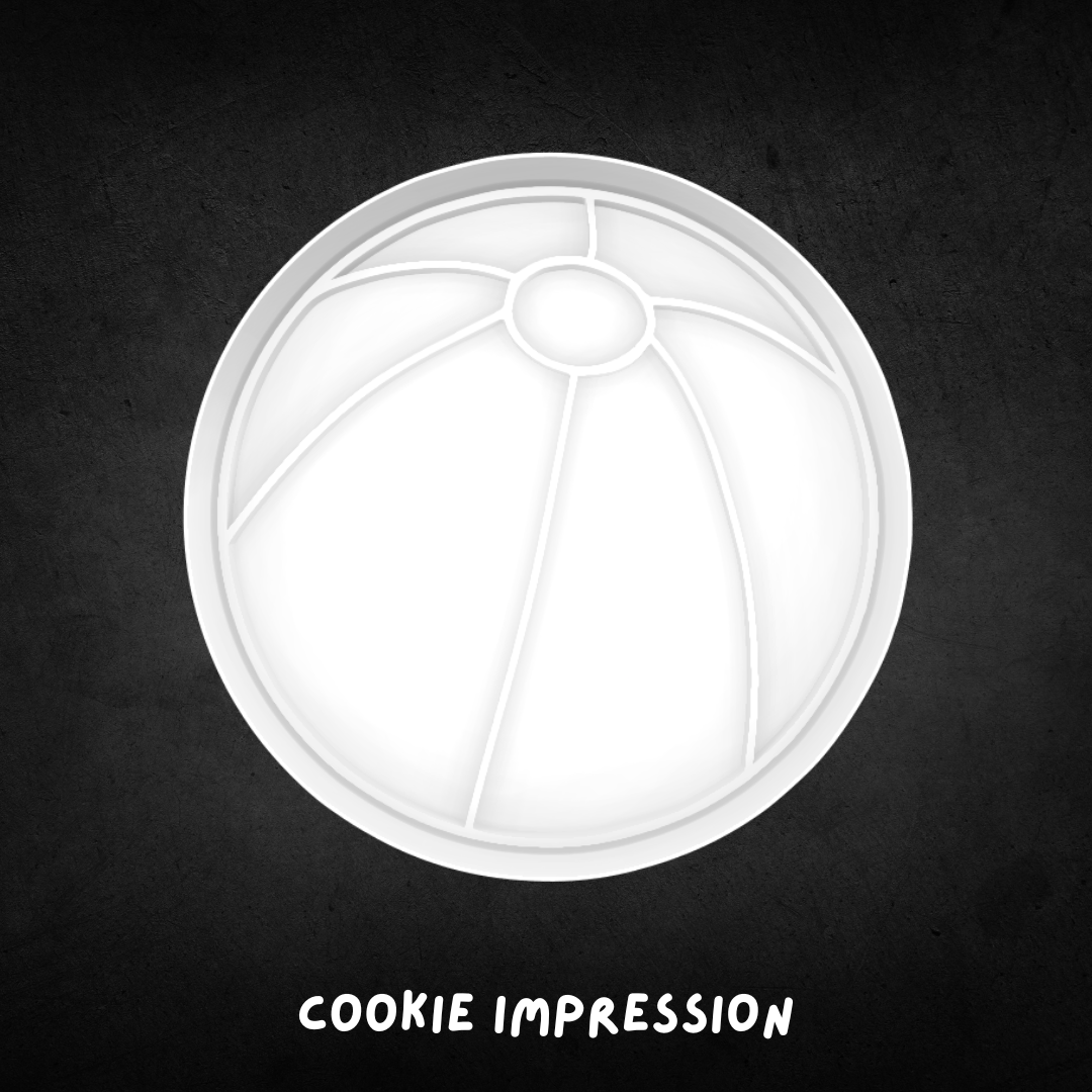 Beach Ball Cookie Cutter and Stamp