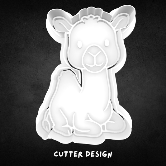 Camel 02 Cookie Cutter and Stamp