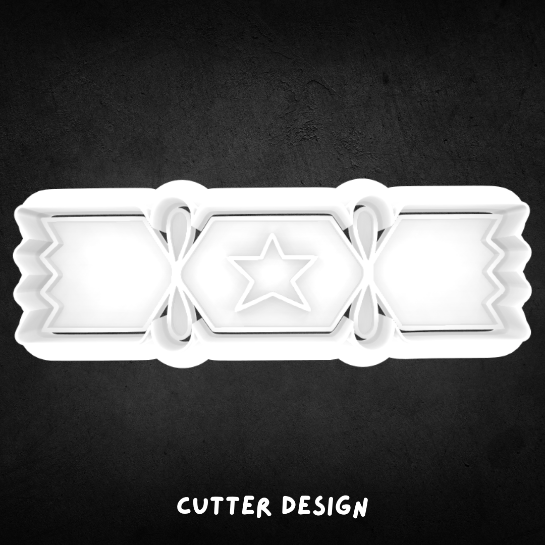 Christmas Cracker 01 Cookie Cutter and Stamp