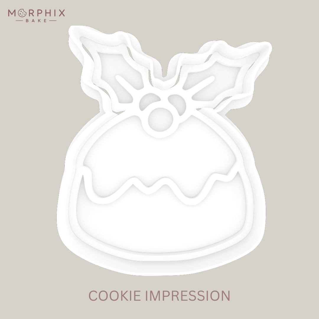 Christmas Pudding Cookie Cutter and Stamp