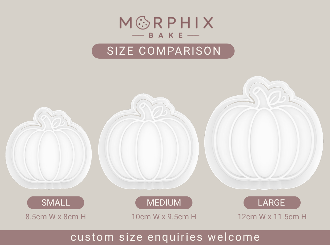Classic Pumpkin Cookie Cutter and Stamp