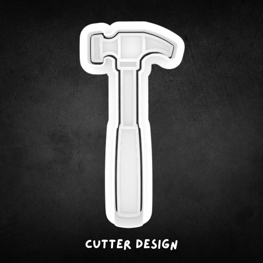 Claw Hammer Cookie Cutter and Stamp
