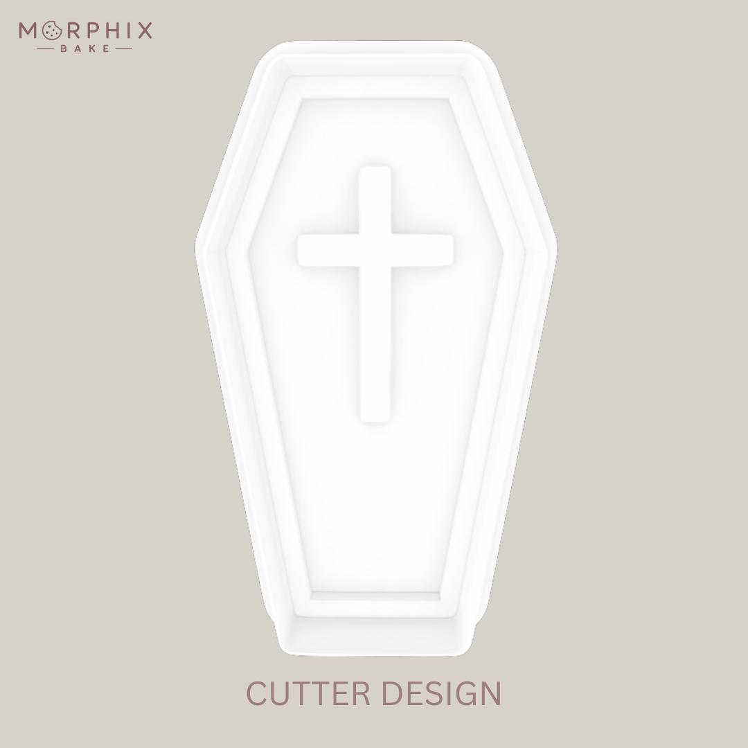 Coffin Cookie Cutter and Stamp