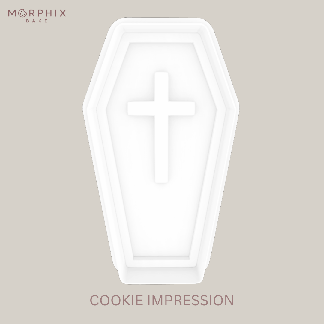 Coffin Cookie Cutter and Stamp