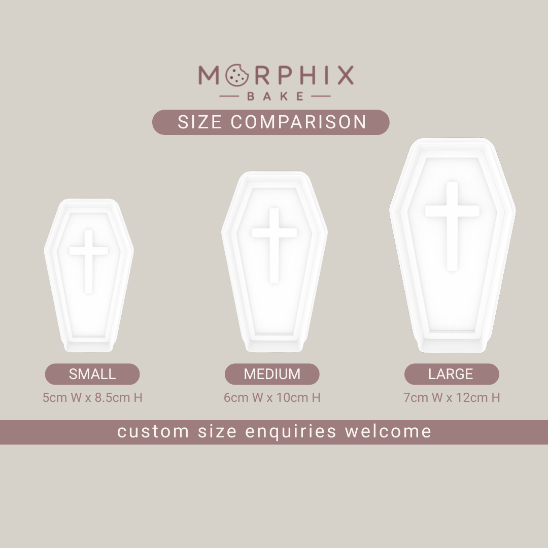 Coffin Cookie Cutter and Stamp