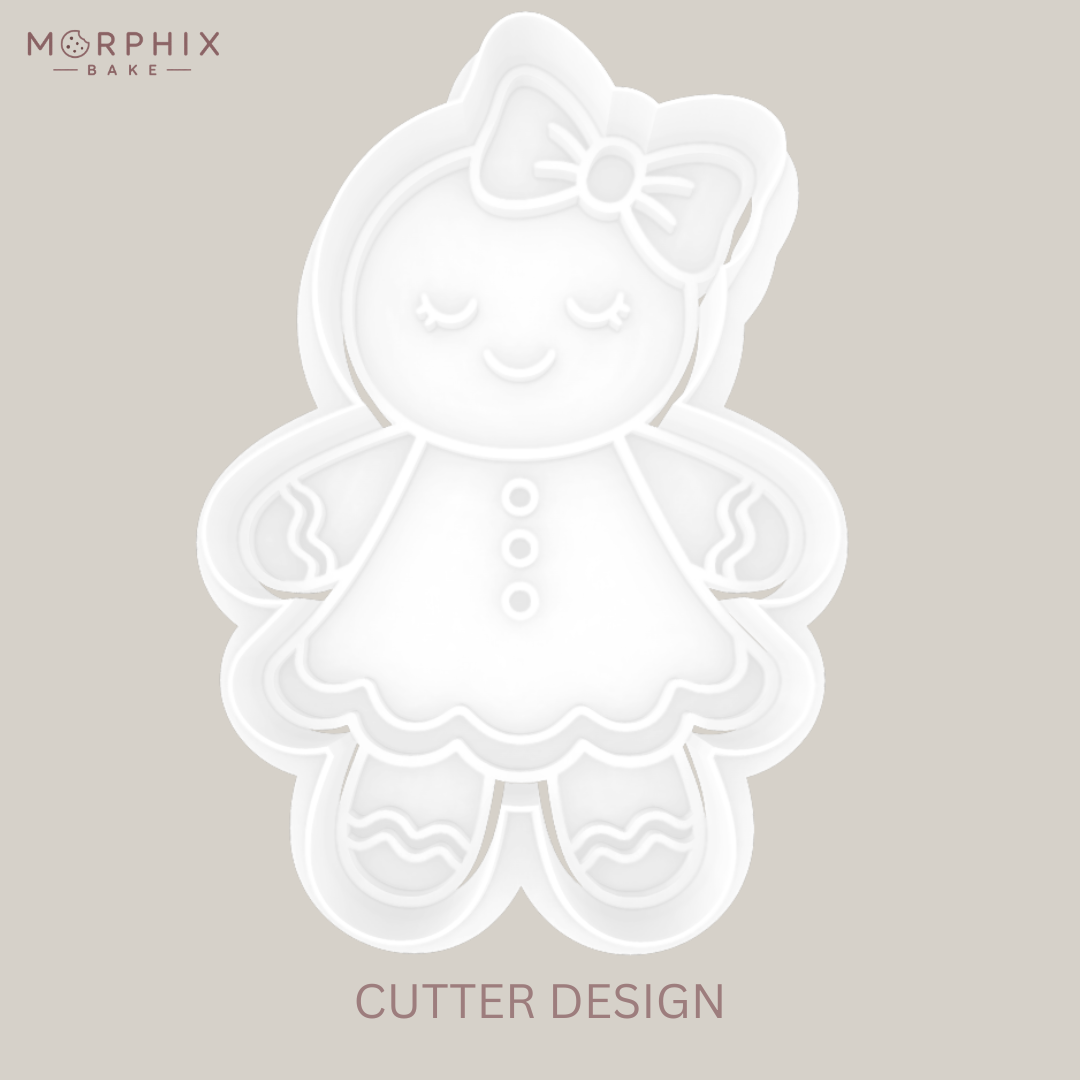 Gingerbread Girl Cookie Cutter and Stamp