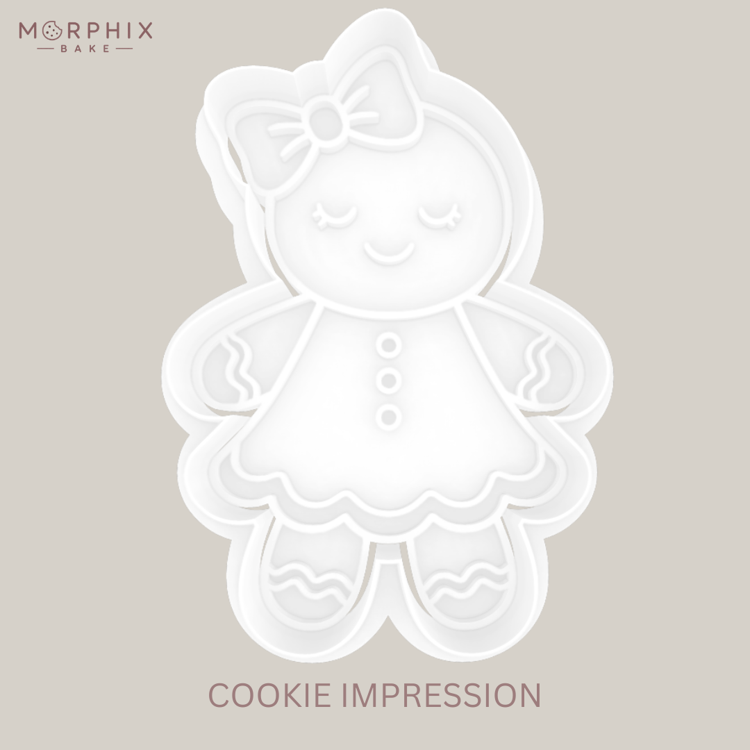 Gingerbread Girl Cookie Cutter and Stamp