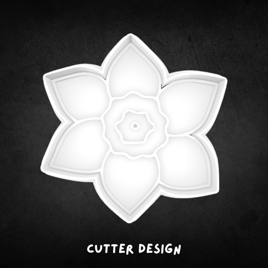 Daffodil Cookie Cutter and Stamp