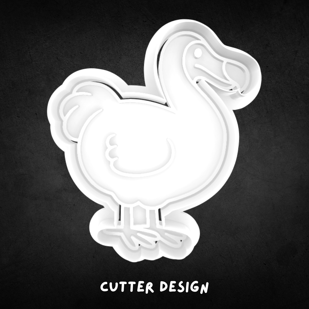 Dodo Cookie Cutter and Stamp