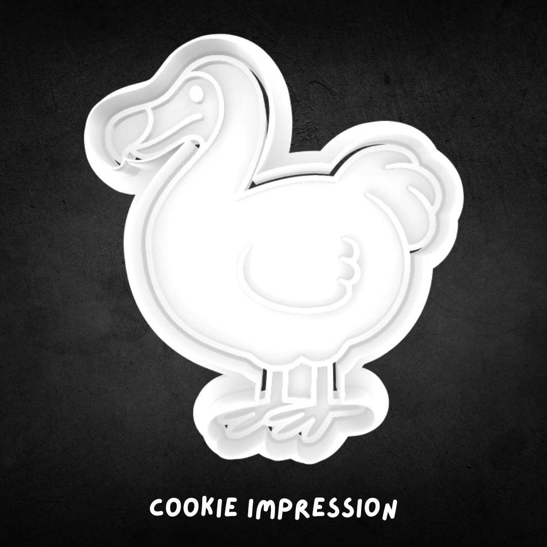 Dodo Cookie Cutter and Stamp