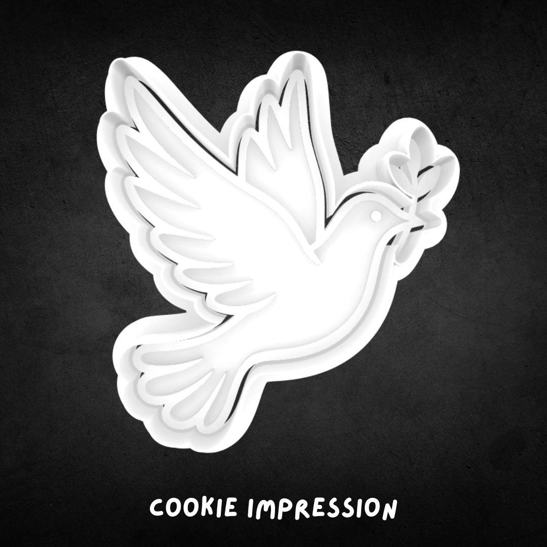 Dove Cookie Cutter and Stamp