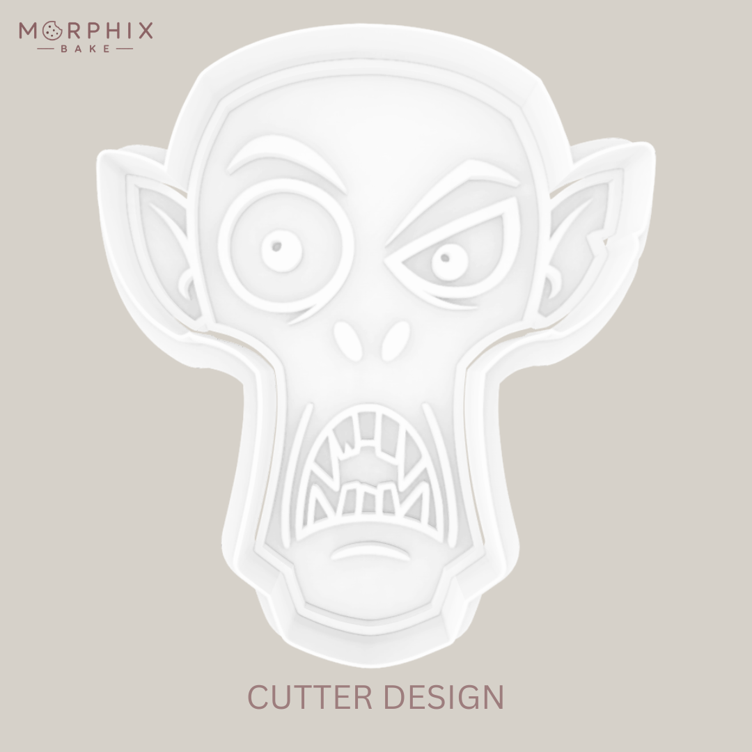 Gothic Folklore Vampire Cookie Cutter and Stamp