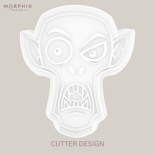 Gothic Folklore Vampire Cookie Cutter and Stamp