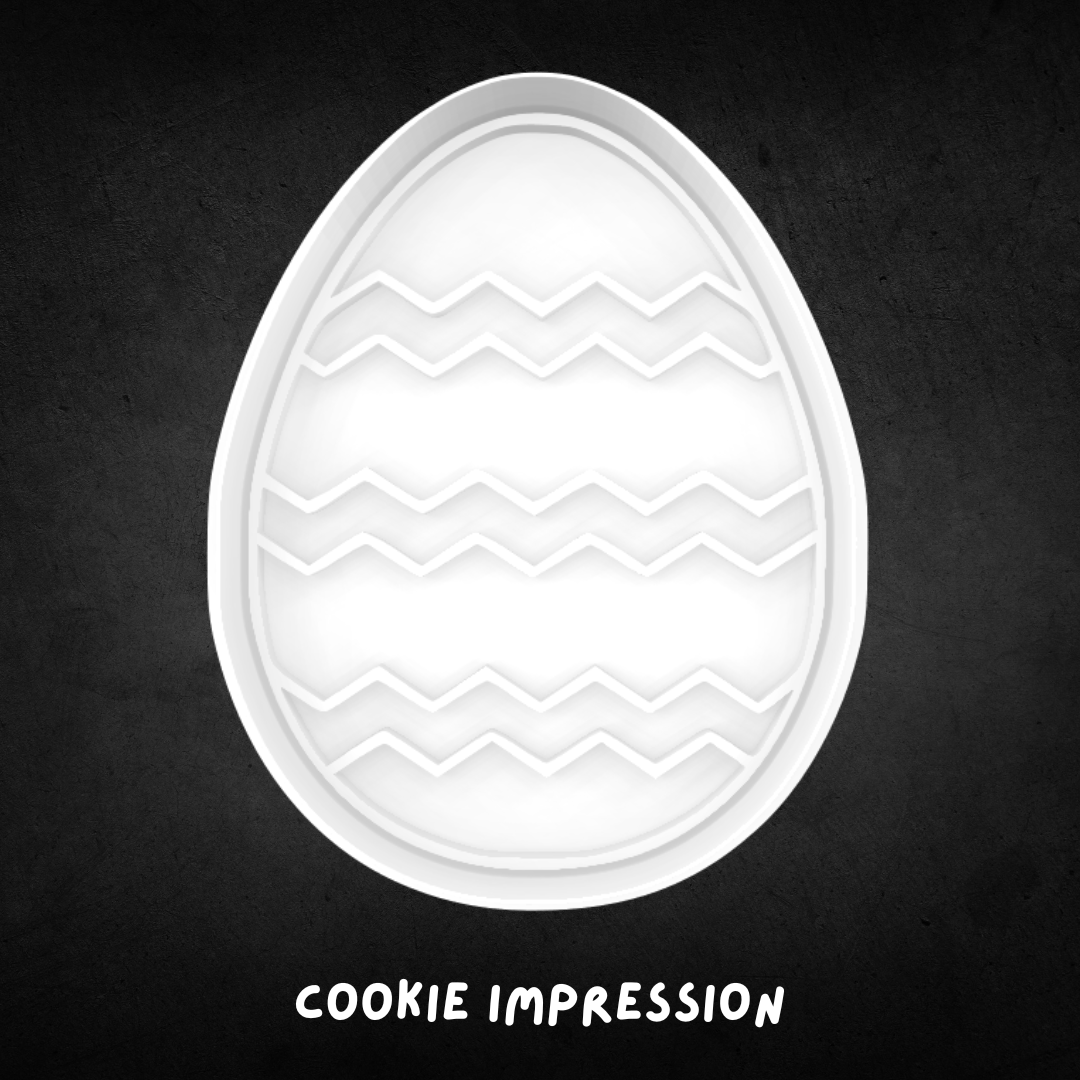Easter Egg 07 Cookie Cutter and Stamp