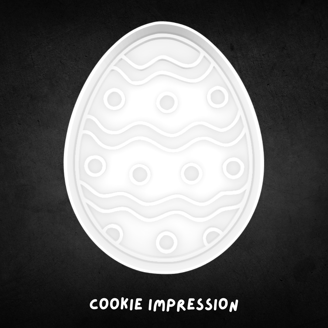 Easter Egg 01 Cookie Cutter and Stamp