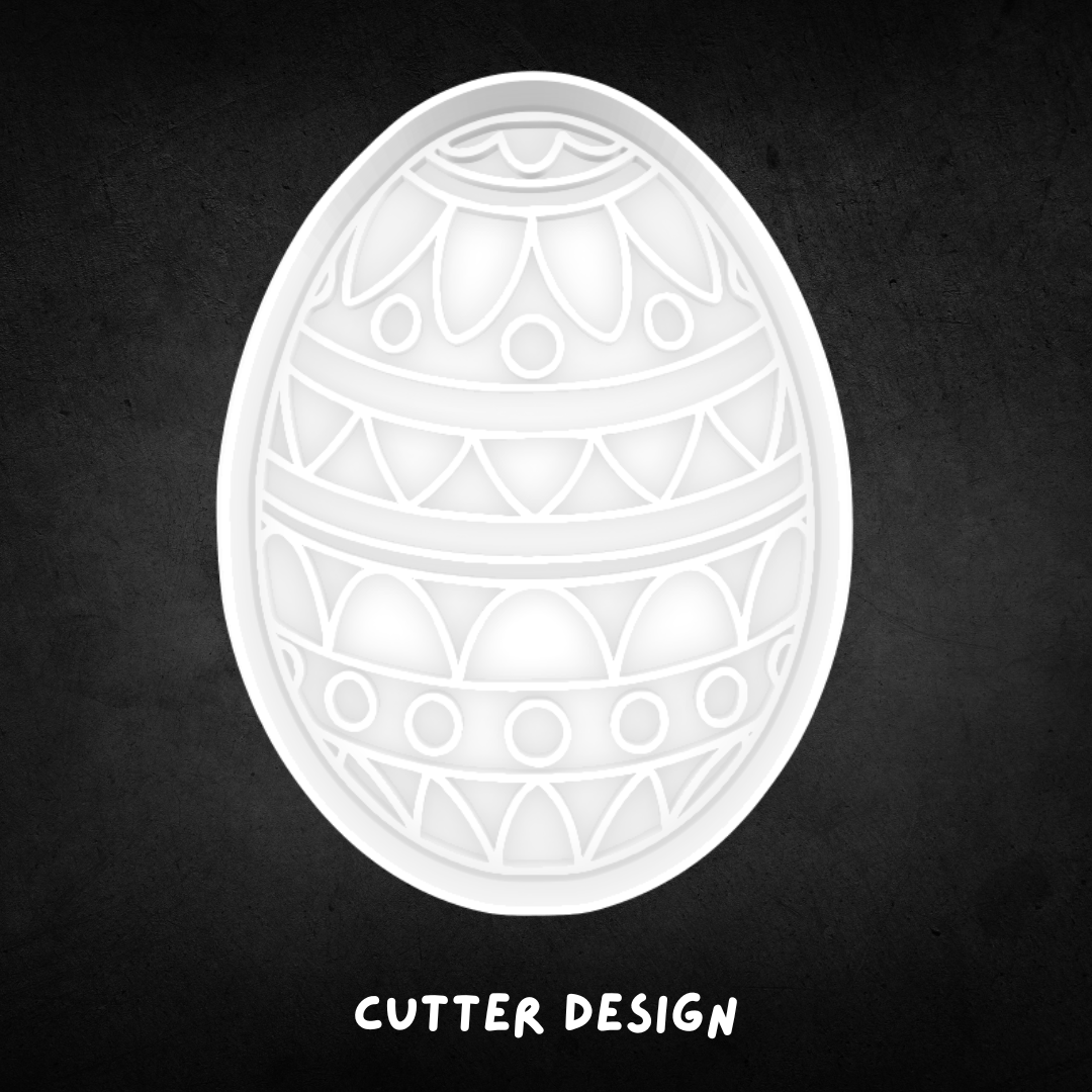 Easter Egg 04 Cookie Cutter and Stamp