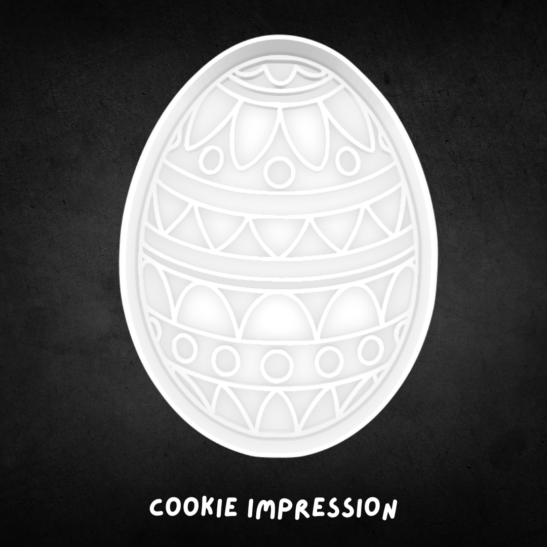 Easter Egg 04 Cookie Cutter and Stamp