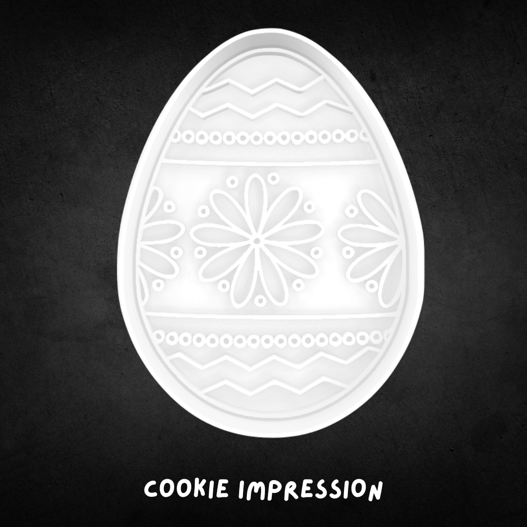 Easter Egg 05 Cookie Cutter and Stamp
