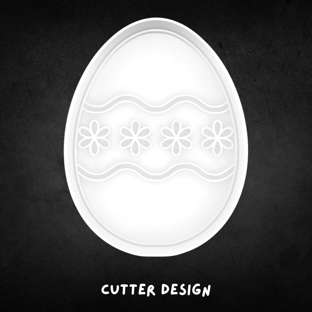 Easter Egg 02 Cookie Cutter and Stamp