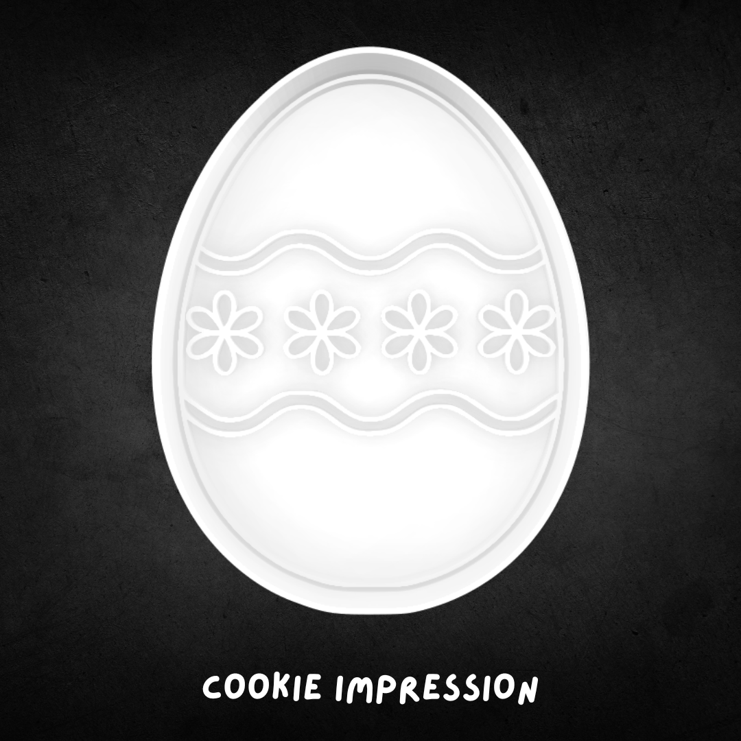 Easter Egg 02 Cookie Cutter and Stamp