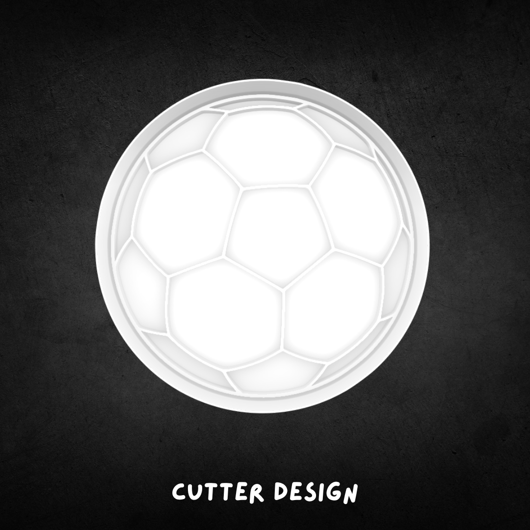 Football Cookie Cutter and Stamp