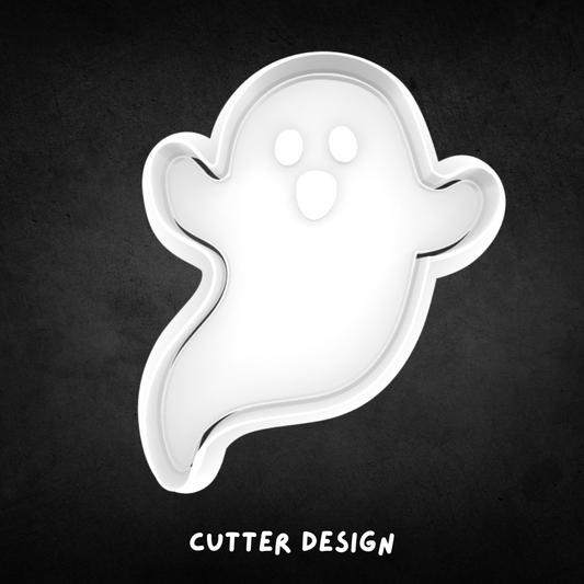 Halloween Ghost 02 Cookie Cutter and Stamp