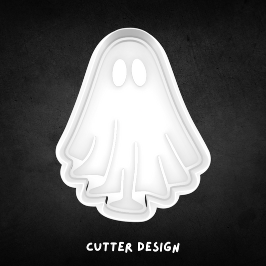 Halloween Ghost 03 Cookie Cutter and Stamp