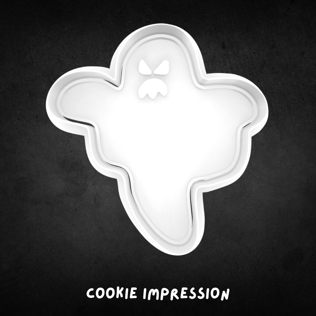 Halloween Ghost 05 Cookie Cutter and Stamp